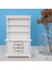 1:12 Bebek Evi Aksesuarları Ahşap Üç Katlı Dolap Ülasyon Doğası Bebek Evi Mini Üç Katlı Dolap Dolabı (Yurt Dışından) 5