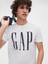 Erkek Beyaz Gap Logo Kısa Kollu T-Shirt 2