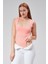 Astarlı Sıfır Kol Kare Yaka Dekolteli Çıtçıtlı Bodysuit 3