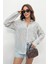 Kadın Gömlek Oversize Boyfriend Cepli Gömlek 1