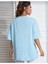 Tiny Heart Baskılı Kadın Oversize Kırmızı Salas T-Shirt Boyfriend 2