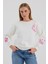 Unisex Oversize Çok Renkli Baskılı Sweatshirt 3