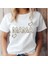 Kadın Anne /mama /mother Baskılı Beyaz Salaş Oversize Boyfirend T-Shirt 1