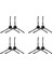 HR1010 Süpürme Robotu Elektrikli Süpürge Yedek Parçaları Için 8 Adet Yan Fırça Takımı (Yurt Dışından) 1