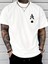 Maça A Baskılı Erkek Salaş Oversize Boyfirend T-Shirt 1