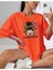 Craftlife Baskılı Kadın Salaş Oversize Boyfirend T-Shirt 1