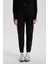 Kadın Norah Siyah Beli Lastikli Gabardin Pantolon - 11802G-028 3