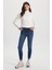 Kadın Gabriella Dirty Dark Blue Skinny Jean Pantolon 1