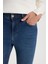 Kadın Gabriella Dirty Dark Blue Skinny Jean Pantolon 4