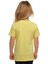 Açık Sarı Basic Unisex Çocuk Sıfır Yaka Kısa Kollu Tişört 3