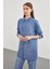 Denim Gömlek Bluz Mavi Ikili Takım TK-1254 3