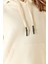 Maria Kapüşonlu Şardonlu Loose Fit Sweatshirt - Kemik 4