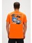 Badbear Dustin Erkek Tshirt - Turuncu 4