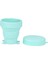 Teleskopik Bardak 170 ml Taşınabilir Katlanır Drinkware Seyahat Için Kapaklı Kupa (Yurt Dışından) 4