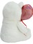 Parlak Kumaş Balonlu Beyaz Ayı Peluş 40 cm 62502 2
