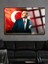 Yazısız Görkemli Atatürk Cam Tablo Kırılmaz Lüks Cam Tablo Ev, Iş Yeri, Ofis Hediyesi 1