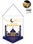 Kumaş Ramazan Banner Hoşgeldin Ramazan Flama + 10M Eklemeli LED - Hoşgeldin Ramazan Sarkıt 1