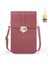 Kadın Kilit Toka Crossbody Çanta Dokunmatik Ekran Cep Telefonu Cüzdan Kız Öğrenci Toka Küçük Para Cüzdanı (Yurt Dışından) 1