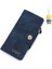 Uzun Erkek Cüzdan Clutch Manyetik Toka Çoklu Kart Yuvası Taşınabilir Para Cüzdanı (Yurt Dışından) 1