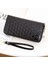 Uzun Cüzdan Kadın Çift Fermuarlı Clutch Bilek Kayışı Büyük Kapasiteli Cep Telefonu Çantası (Yurt Dışından) 3