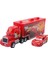 Cars Uncle Mack Car + Racer Set Alaşımlı Araba Oyuncak Modeli (Yurt Dışından) 1