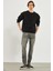 Erkek Clark Siyah Sıfır Yaka Oversize Sweatshirt 2