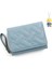 Bayanlar Kısa Fermuarlı Cüzdan Clutch Düz Renkli Basit Para Cüzdan Kart Tutucu (Yurt Dışından) 1