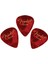 Fender Gitar Penası 3 Adet Premium Celluloid 351 Shape Thin Red Moto 1
