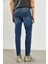 Erkek Teos Dirty Dark Blue Skinny Jean Pantolon 5