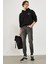 Erkek Smith Antrasit Tapered Fit Jean Pantolon 1