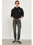 Erkek Smith Antrasit Tapered Fit Jean Pantolon 3