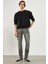 Erkek Edward Antrasit Slim Straight Jean Pantolon 2