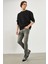 Erkek Edward Antrasit Slim Straight Jean Pantolon 4