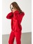 Norah Yakası Detaylı Regular Fit Sweatshirt - Kırmızı 5