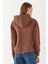 Pasific Baskılı Sweatshirt - Kahverengi 4
