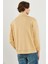 Erkek Dik Yaka Bej Çıt Çıtlı Sweatshirt 5