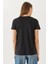 Boyfriend V Yaka Regular Fit Modal Tişört(Tencel)(Tm) - Siyah 2