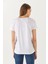 Boyfriend V Yaka Regular Fit Modal Tişört(Tencel)(Tm) - Beyaz 2