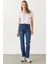 Boyfriend V Yaka Regular Fit Modal Tişört(Tencel)(Tm) - Beyaz 1