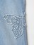Kız Bebek Mavi Butterfly Stride Jean Pantolon 2