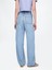 Kadın Mavi Ultrasoft High Rise Barrel Jean Pantolon 4