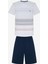 Seagull Shorts Çok Renkli Pijama Takımı 1