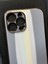 Apple iPhone 13 Pro Özel Renkli Tasarım Cam Arka Kapak Kamera Çerçeve Koruyuculu Silikon Yapı Gennluna Kılıf Ms 2