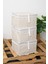 Kapaklı Mini 3'lü Hurç 40X30X26 - Kahverengi 2