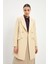 Kruvaze Yaka Blazer Ekru Ceket C-0052 3