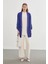 Kol Detaylı Indigo Uzun Blazer Ceket C-0059 1