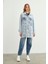 Oversize Denim Mavi Ceket C-0104 5