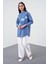 Denim Payet Detaylı Mavi Gömlek G-0054 4