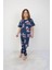 Kız Çocuk %100 Pamuk Yazlık Kısa Kollu Pijama Takımı - Kalp Desenli 1