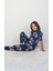 Kız Çocuk %100 Pamuk Yazlık Kısa Kollu Pijama Takımı - Kalp Desenli 3